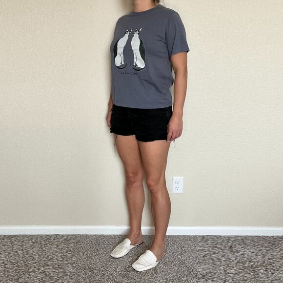 H&M Denim Shorts Size 6 - Picture 2 of 9